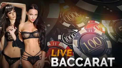Nude casino dealers hosting live baccarat